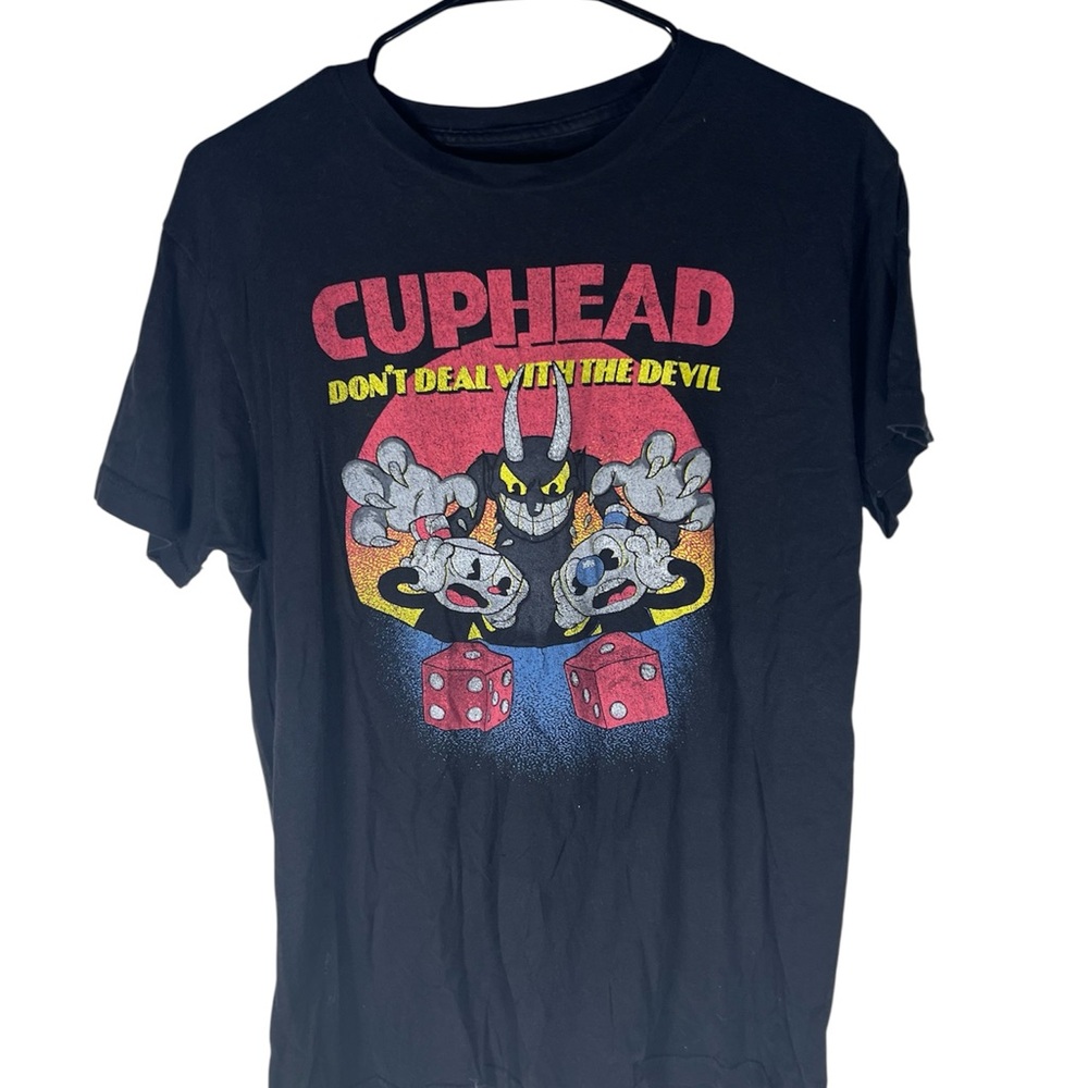 Cuphead Don't Deal With The Devil Shirt Size M